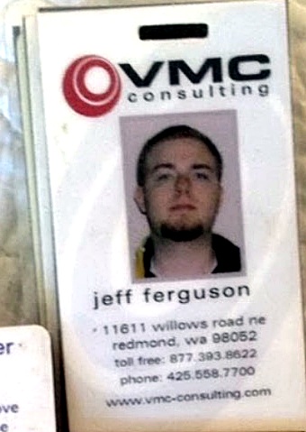 VMC Consulting ID badge, Redmond WA