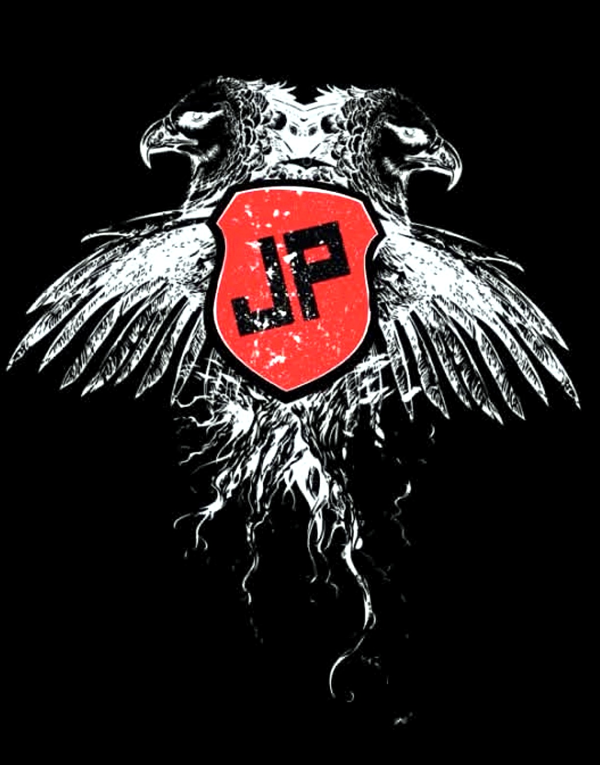 JP double-eagle personal logo mark