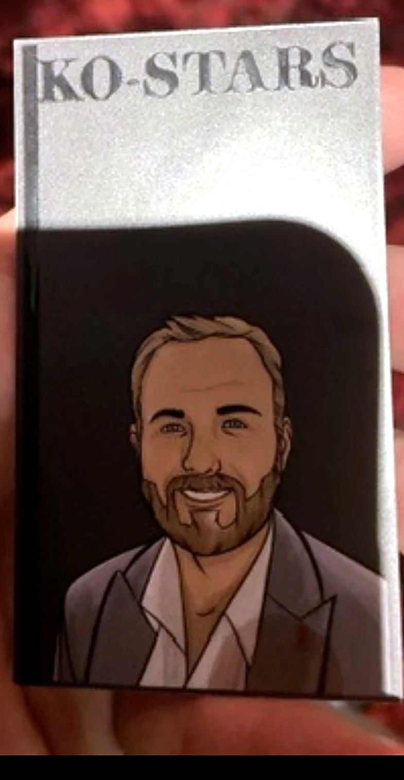 KO-STARS illustrated avatar badge