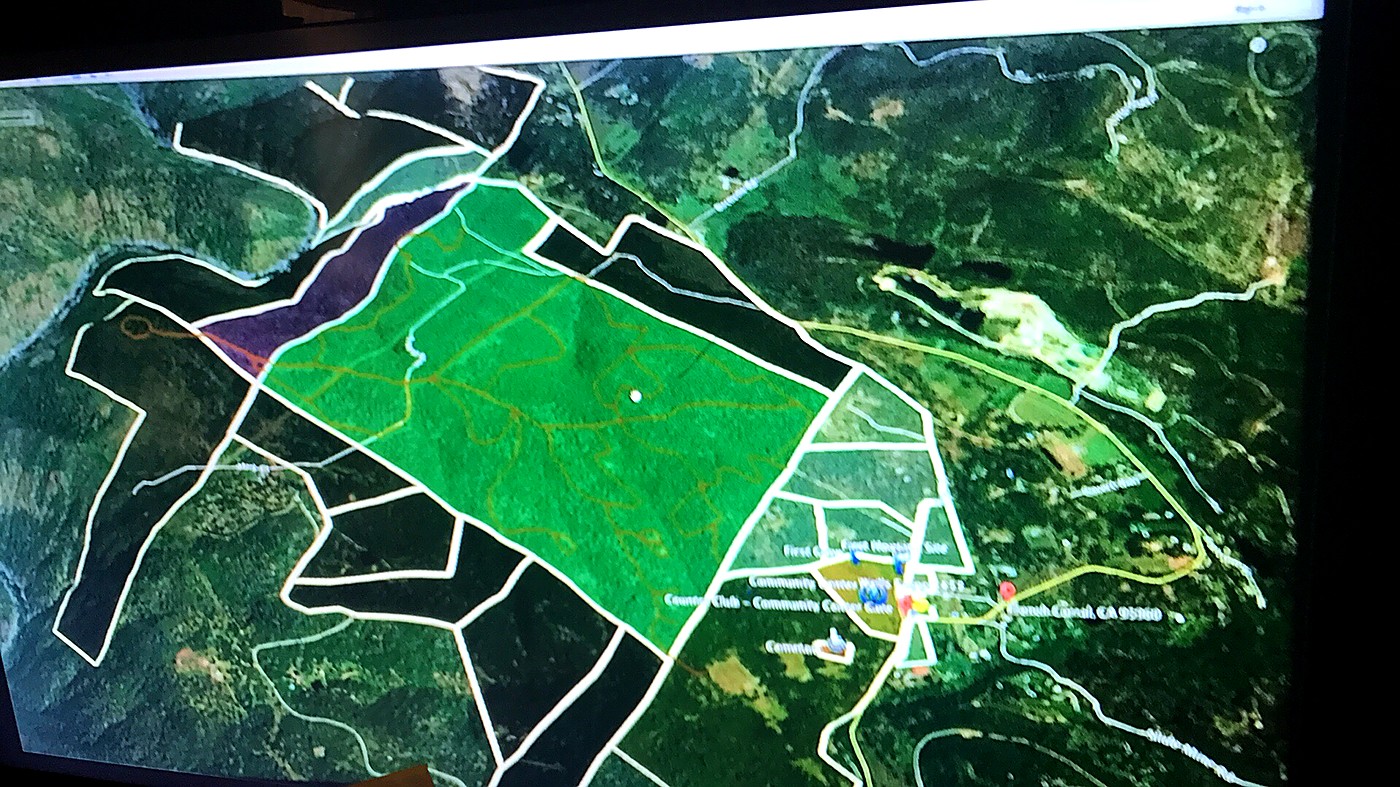 Nevada County, California parcel map near French Corral