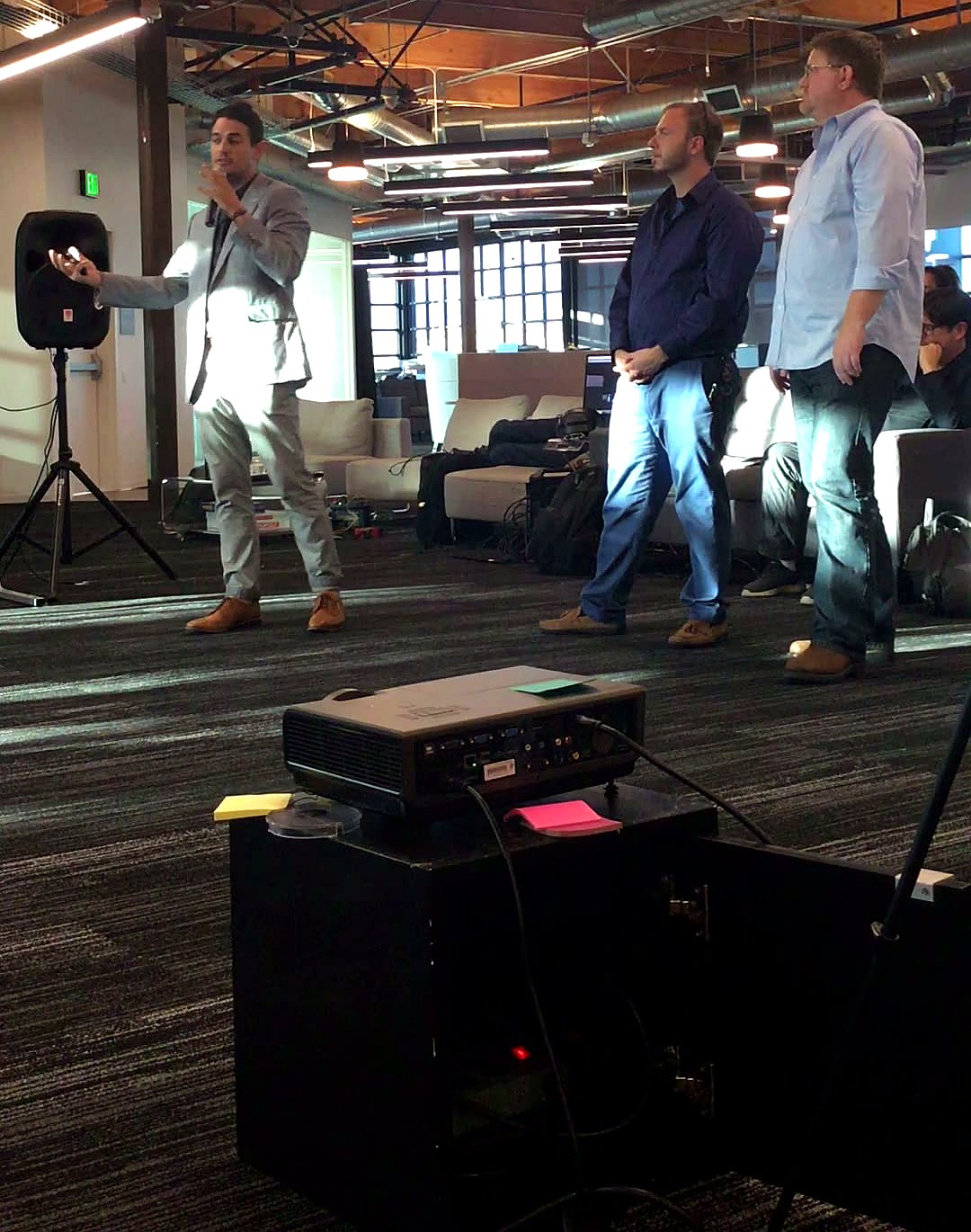 Presenting ResQ to mentors and the room