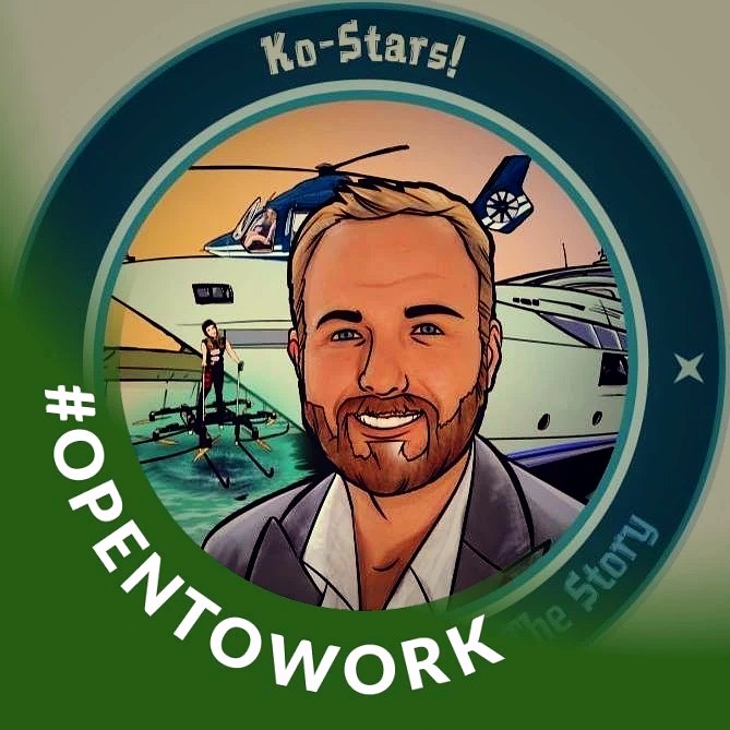 Open to work — Ko-Stars avatar badge