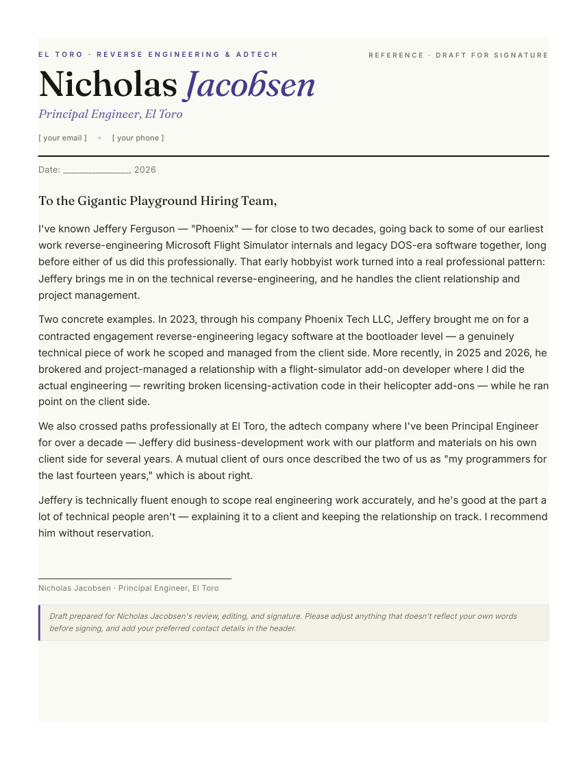 Nicholas Jacobsen — page 1