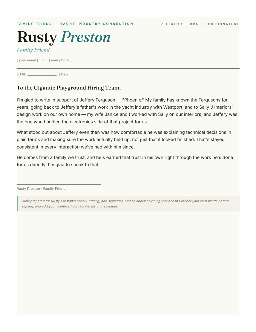 Rusty Preston — page 1