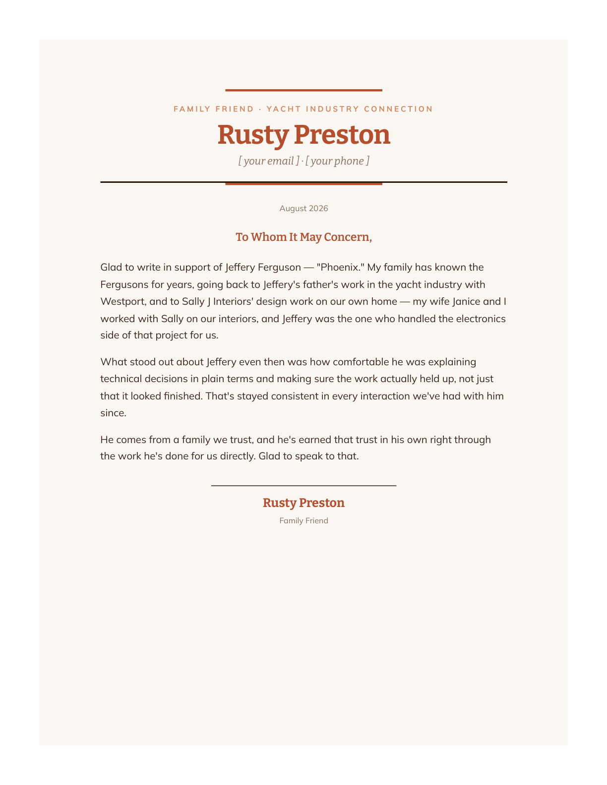 Rusty Preston — page 1