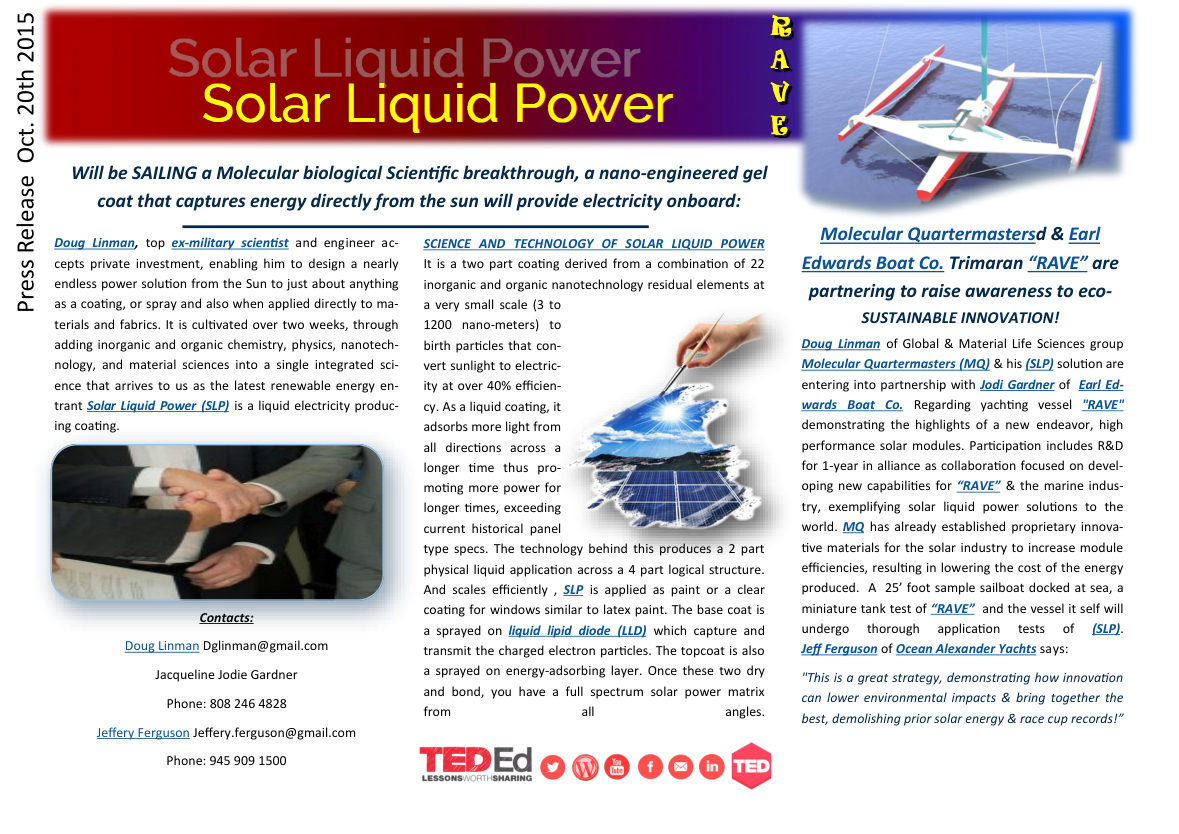 RAVE Trimaran and Molecular Quartermasters — page 1