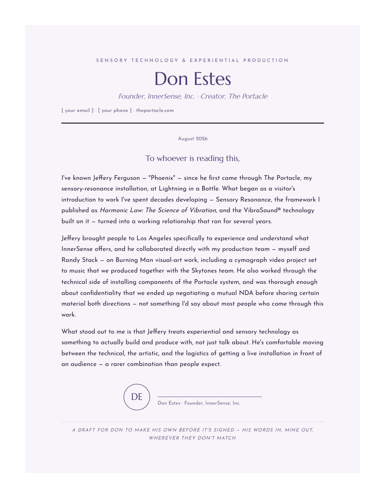 Don Estes — page 1