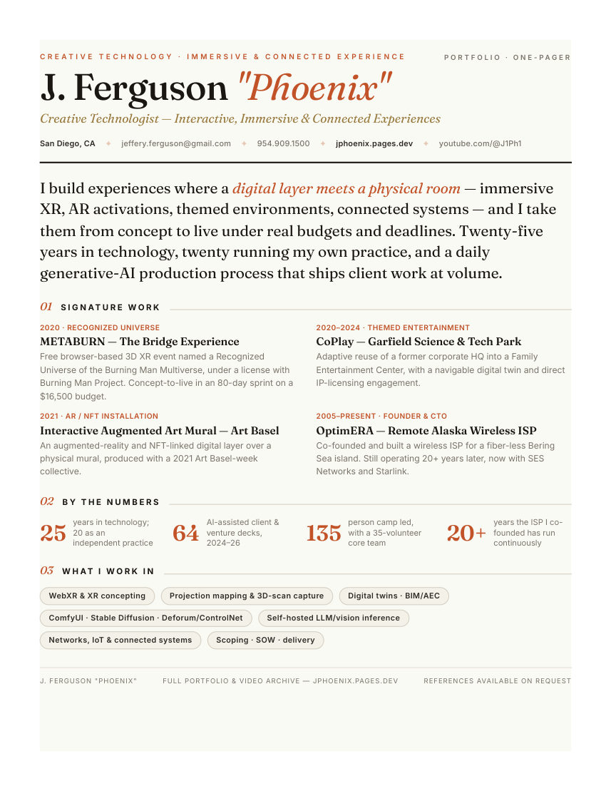 One-Pager — page 1